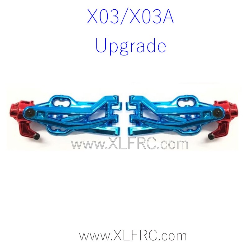 XLF X03 X03A RC Car Parts Upgrade Metal Front Swing Arm Kit