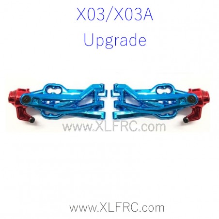 XLF X03 X03A RC Car Parts Upgrade Metal Front Swing Arm Kit XLF X03 X03A RC Car Parts Upgrade Metal Front Swing Arm Kit