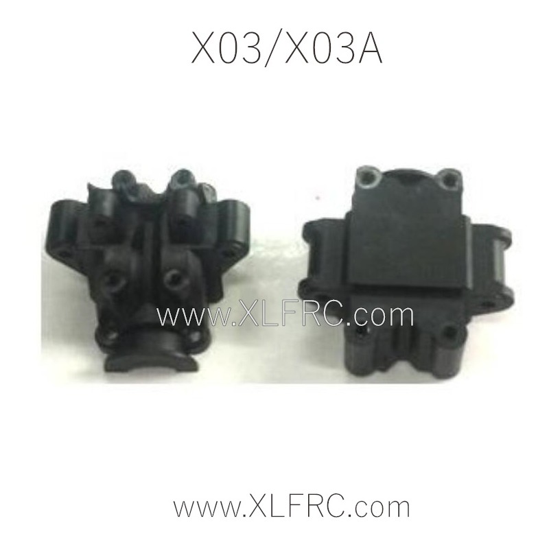 XLF X03 X03A RC Car Parts Front Transmission Housing Components C12015 C12016
