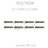 XLF X03 X03A RC Car Parts Half Thread Screw 2.5×26PB XLF-1009