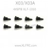 XLF X03 X03A RC Car Parts Step Screw 4X9PB XLF-1010
