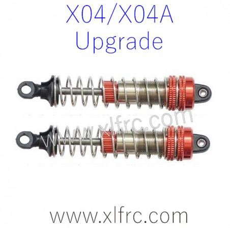 XLF X04 X04A RC Car Parts Upgrade Alloy Oil Shock Absorber RED