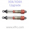 XLF X04 X04A RC Car Parts Upgrade Alloy Oil Shock Absorber RED