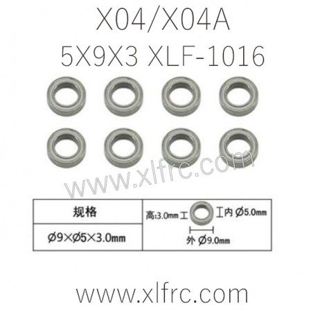 XLF X04 RC Parts Bearing 5X9X3 XLF-1016 XLF X04 RC Parts Bearing 5X9X3 XLF-1016