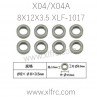 XLF X04 RC Parts 8X12X3.5 Bearing XLF-1017