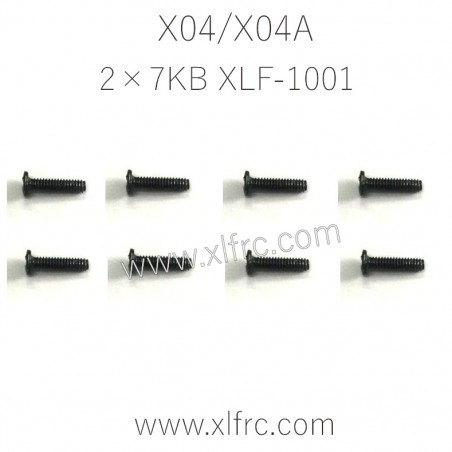XLF X04 X04A Parts Screw 2×7KB XLF-1001 XLF X04 X04A Parts Screw 2×7KB XLF-1001