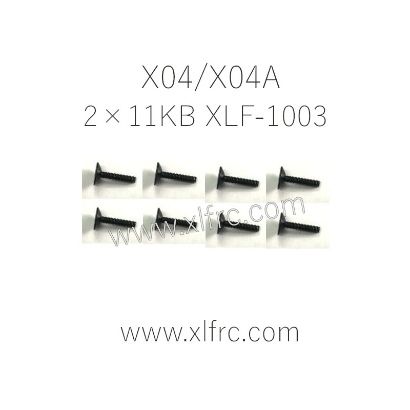XLF X04 X04A Parts Screw 2×11KB XLF-1003
