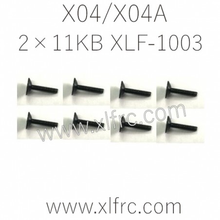 XLF X04 X04A Parts Screw 2×11KB XLF-1003 XLF X04 X04A Parts Screw 2×11KB XLF-1003