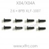 XLF X04 X04A Parts Screw 2.6×8PB XLF-1007