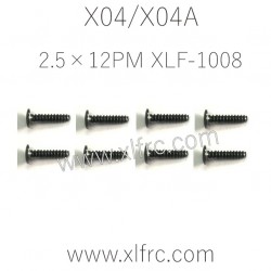 XLF X04 X04A Parts Screw 2.5×12PM XLF-1008