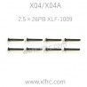 XLF X04 X04A Parts Half Thread Screw 2.5×26PB XLF-1009