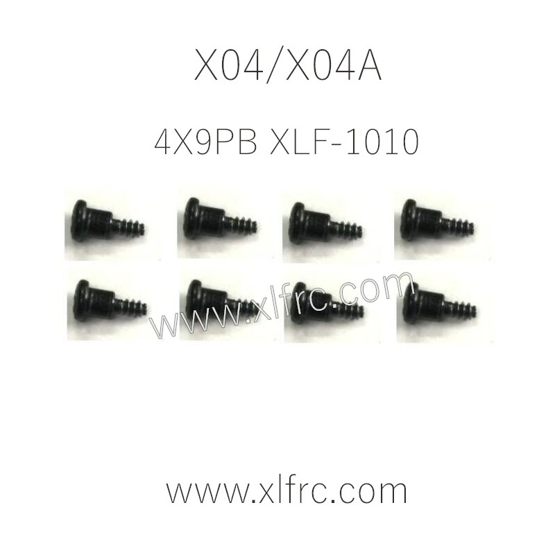 XLF X04 X04A Parts Step Screw 4X9PB XLF-1010