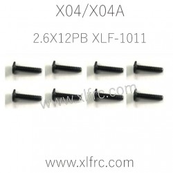 XLF X04 X04A Parts Screw 2.6X12PB XLF-1011