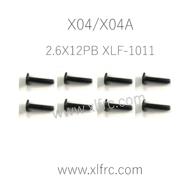 XLF X04 X04A Parts Screw 2.6X12PB XLF-1011