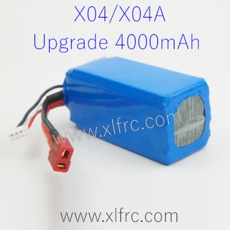 XLF X04 X04A Upgrade Battery 7.4V 4000MAH XLF X04 X04A Upgrade Battery 7.4V 4000MAH
