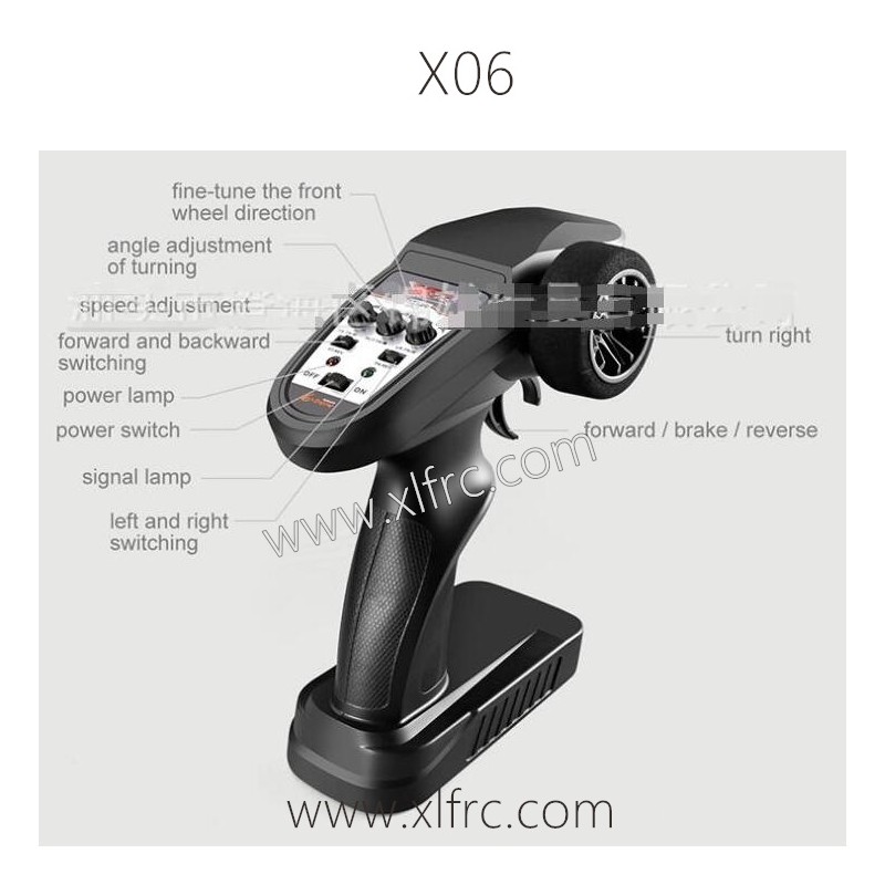 XLF X06 RC Car Parts 2.4Ghz Transmitter