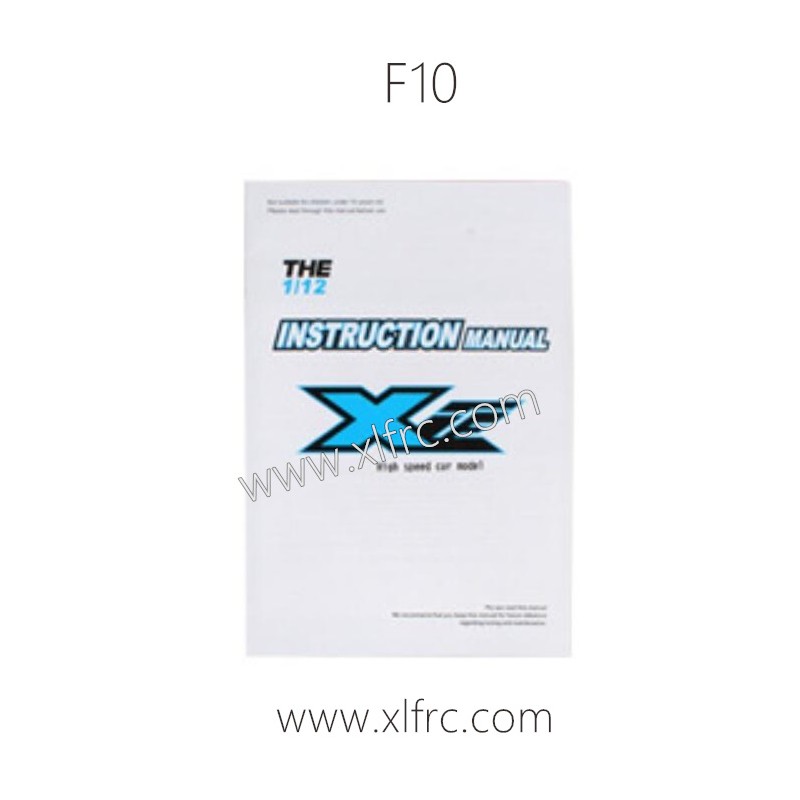 XLF F10 RC Car Manual