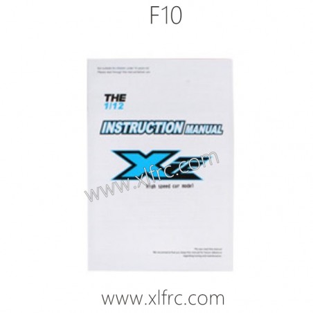 XLF F10 RC Car Manual