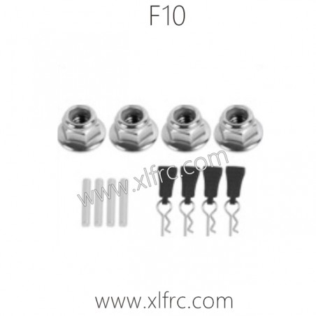 XLF F10 RC Car Parts Nut and R-Shape pins