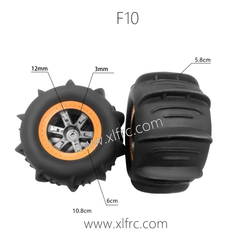 XLF F10 RC Car Wheels