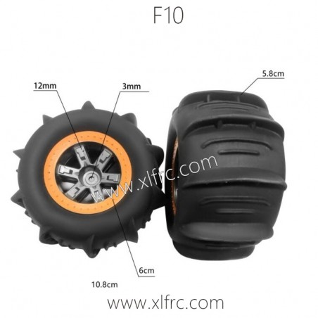 XLF F10 RC Car Wheels XLF F10 RC Car Wheels