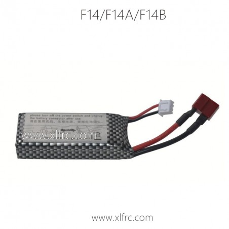 XLF F14 F14A F14B RC Car Parts 7.4V 2200mAh Battery XLF F14 F14A F14B RC Car Parts 7.4V 2200mAh Battery
