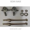 XLF X04A MAX Parts Front Steering Cups and Bone Dog Shaft