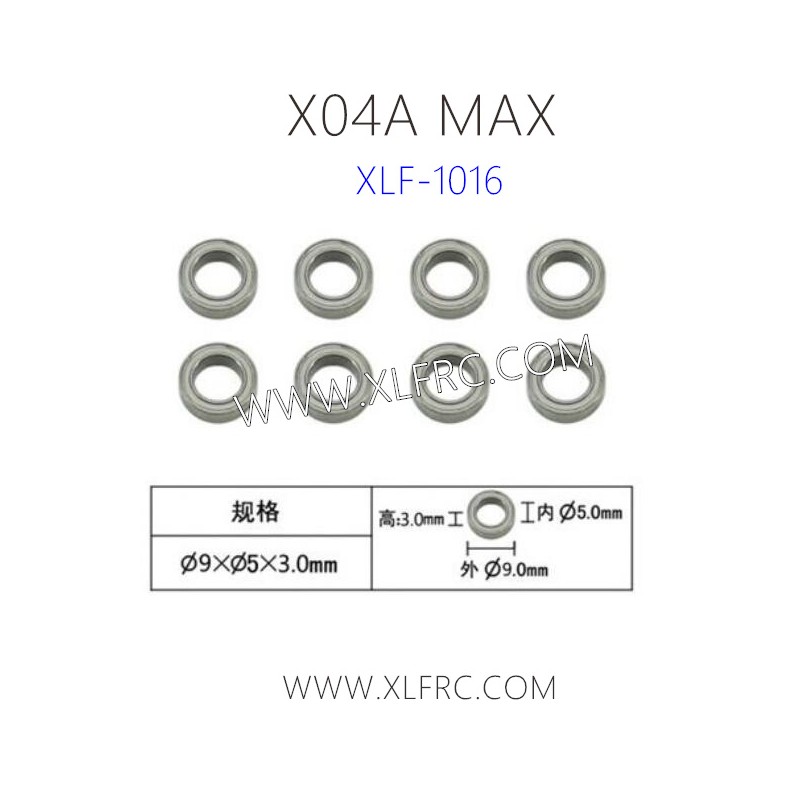 XLF X04A MAX Parts Bearing 5X9X3 XLF-1016