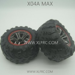 XLF X04A MAX RC Car Parts Tire Assembly