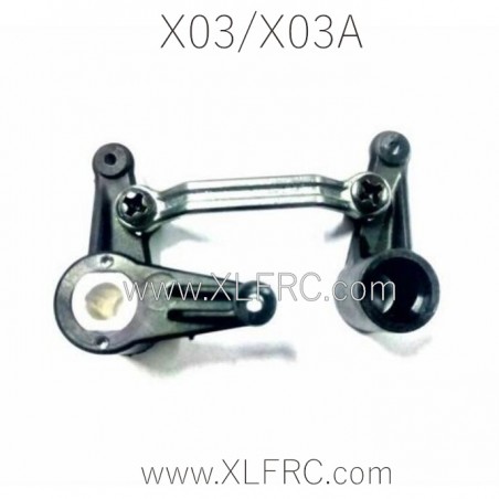 XLF X03 X03A RC Car Parts Steering Component C12018+C12020+C12049 XLF X03 X03A RC Car Parts Steering Component C12018+C12020+C12049