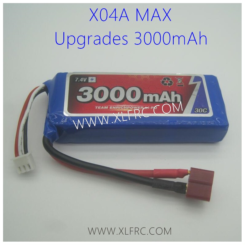 XLF X04A MAX RC Car Parts Upgrade Battery 7.4V 3000mAh