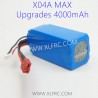 XLF X04A MAX 1/10 RC Car Upgrade Parts Battery 7.4V 4000MAH