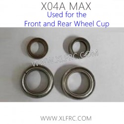 XLF X04A MAX 1/10 RC Car Parts Bearing 4pcs