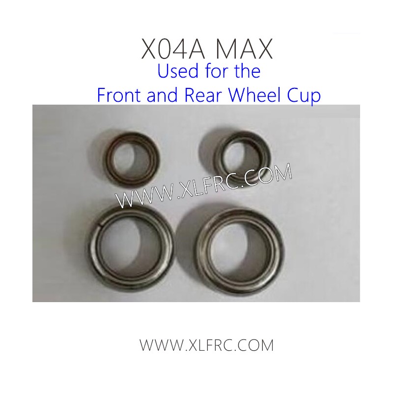 XLF X04A MAX 1/10 RC Car Parts Bearing 4pcs