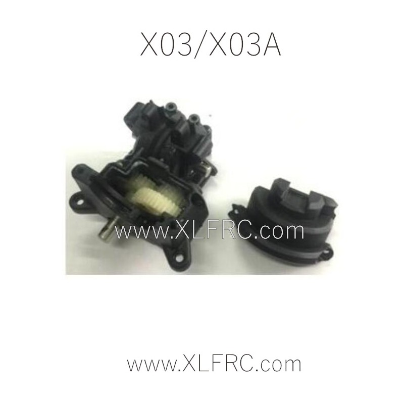 XLF X03 X03A RC Car Parts Rear Gear-Box Assembly FY-HBX02