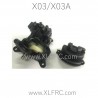 XLF X03 X03A RC Car Parts Rear Gear-Box Assembly FY-HBX02