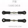 XLF F18 1/14 RC Car Parts Connecting Rod 02 5.6X0.5X0.8