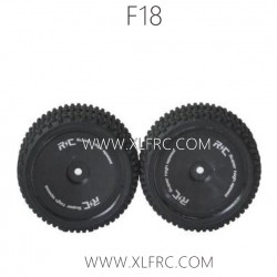 XLF F18 1/14 RC Car Parts Tire Assemble, XLF RC Car Parts