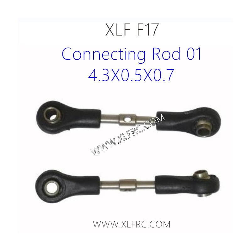 XLF F17 1/14 Racing RC Car Parts Connecting Rod 01 4.3X0.5X0.7