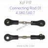 XLF F17 1/14 Racing RC Car Parts Connecting Rod 01 4.3X0.5X0.7