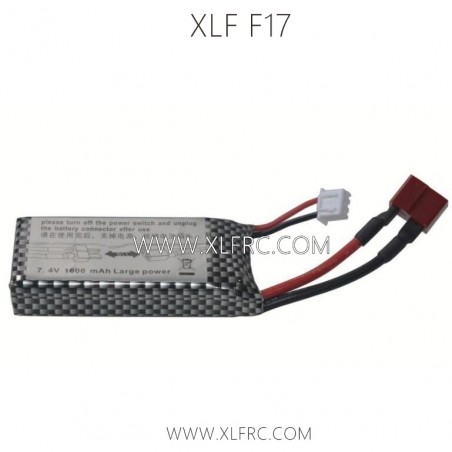 XLF F17 1/14 Brushless RC Car Parts 7.4V 1600mAh Battery XLF F17 1/14 Brushless RC Car Parts 7.4V 1600mAh Battery