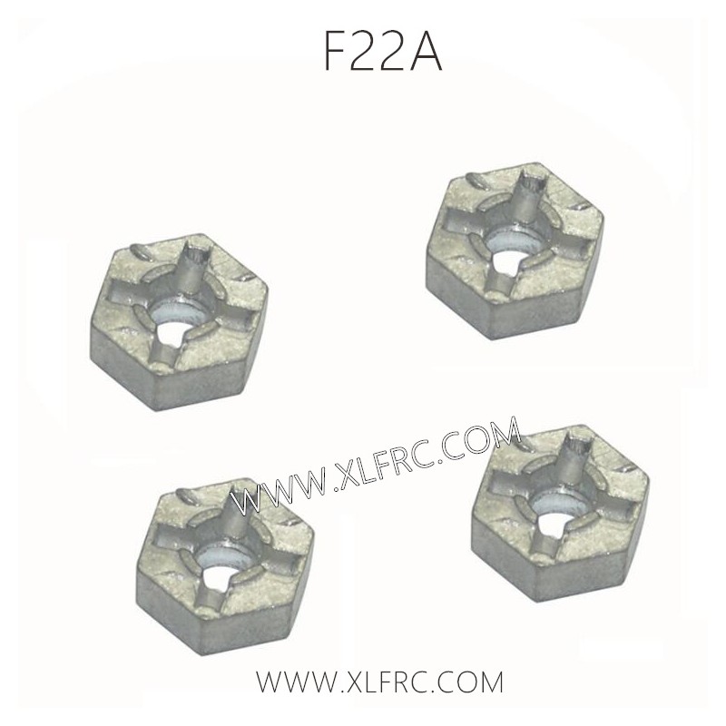 XLF F22A 1/10 Brushless RC Truck Parts Hexagon Set F22020