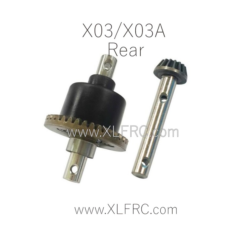 XLF X03 X03A RC Car Parts Rear Differential Mechanism Components FY-CQ03