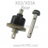 XLF X03 X03A RC Car Parts Rear Differential Mechanism Components FY-CQ03