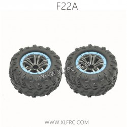XLF F22A 1/10 Brushless RC Truck Parts Wheel Assembly F22-LZ01