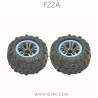XLF F22A 1/10 Brushless RC Truck Parts Wheel Assembly F22-LZ01