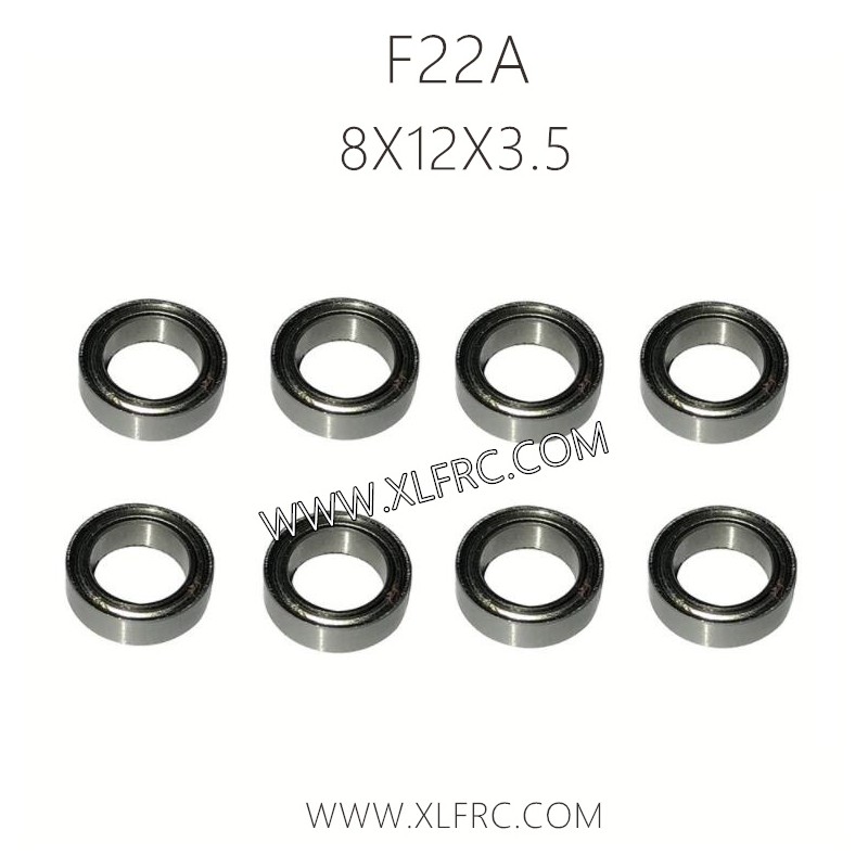 XLF F22A 1/10 RC Truck Parts 8X12X3.5 Bearing