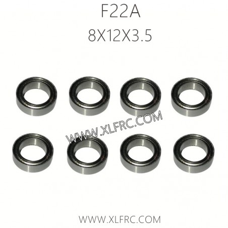 XLF F22A 1/10 RC Truck Parts 8X12X3.5 Bearing XLF F22A 1/10 RC Truck Parts 8X12X3.5 Bearing