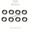 XLF F22A 1/10 RC Truck Parts 8X12X3.5 Bearing