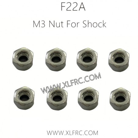XLF F22A 1/10 RC Truck Parts M3 Nut For Shock XLF F22A 1/10 RC Truck Parts M3 Nut For Shock